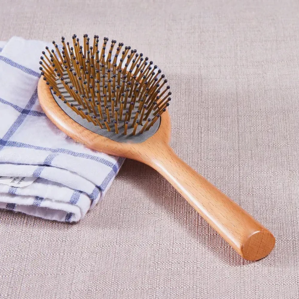Набор кистей для ухода за волосами Антистатическая деревянная расческа для бороды и зубов для мужчин набор кистей и расчесок