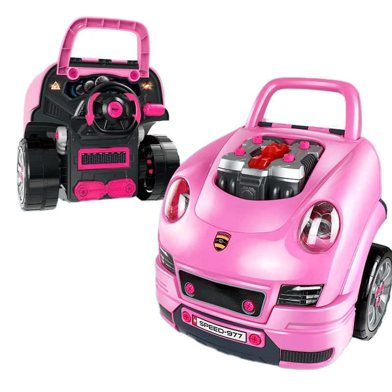 SongYi Remote Control Electric Engine Workshop Repair Disassembly Motor Master Toys Assembly RC Cars Head For Kids Children Toys