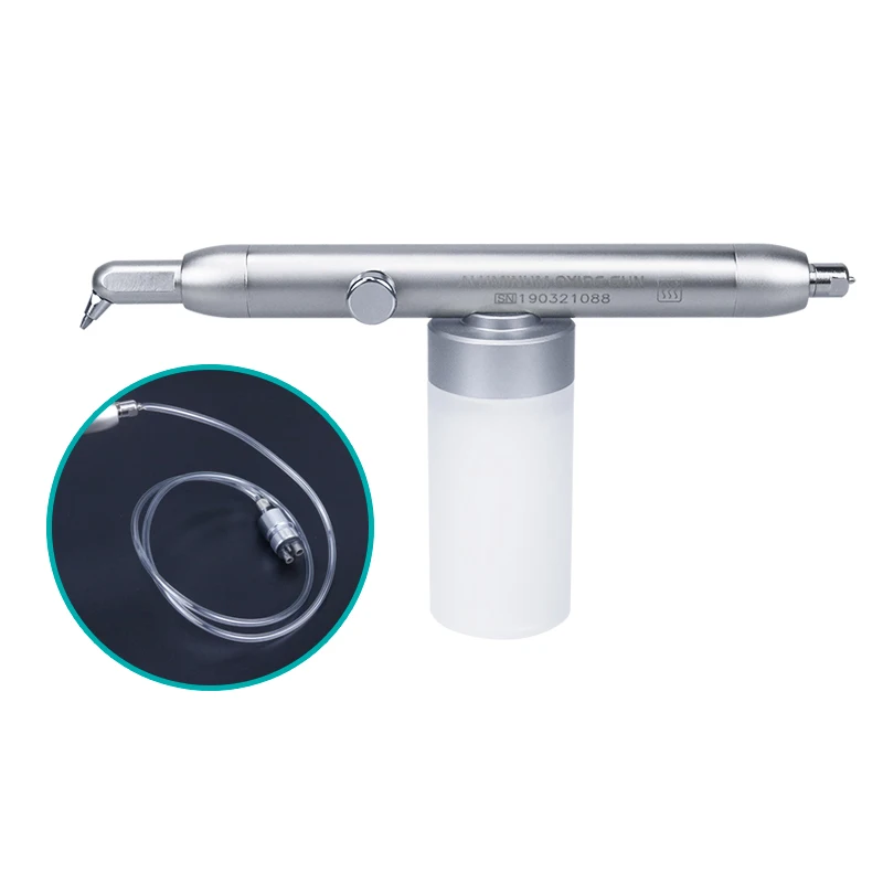 
Miniature dental alumina prophy polishing sandblasting machine air protection device 