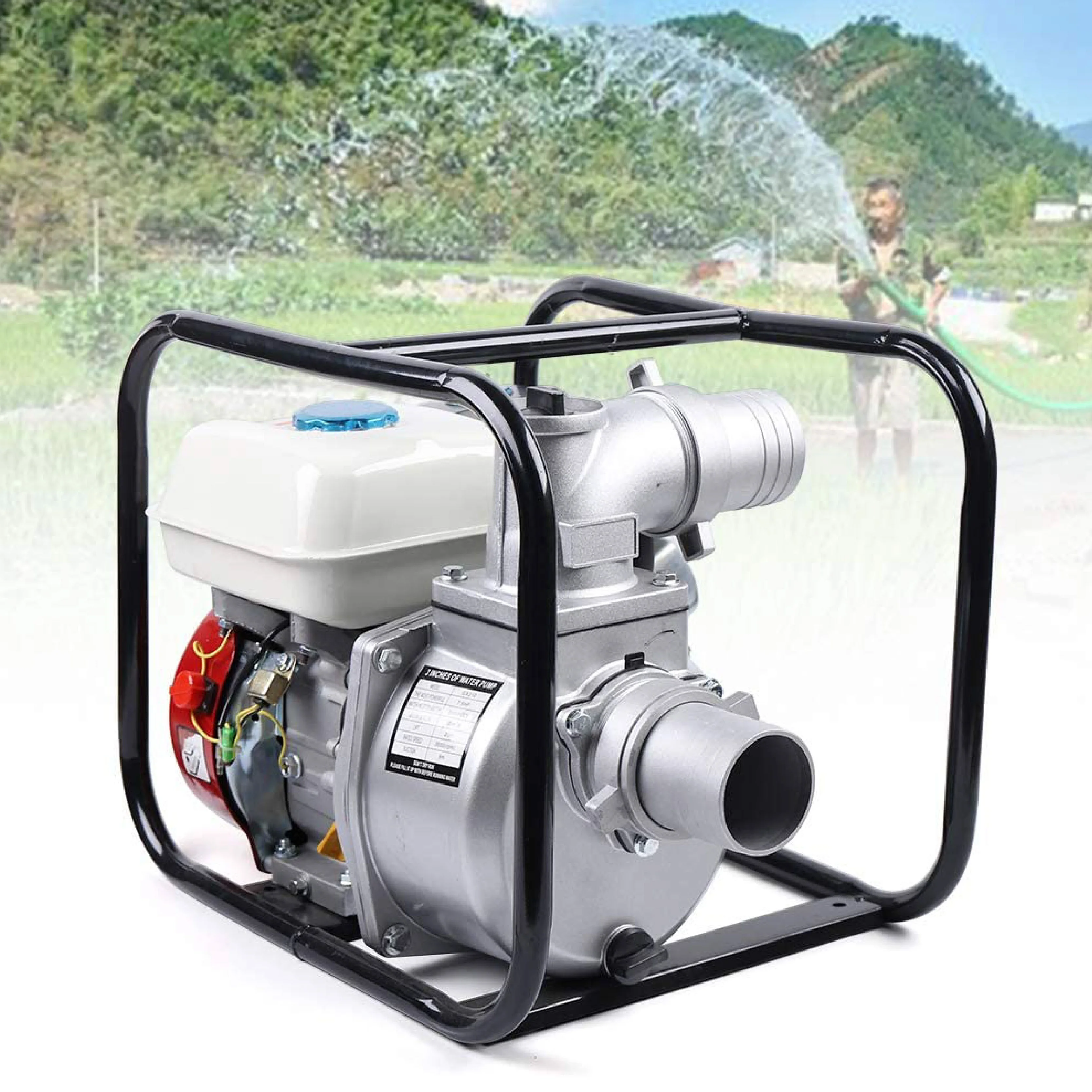 High Flow Capacity Senci 2 Inch 6.5 Hp Gasoline Engime Water Pump