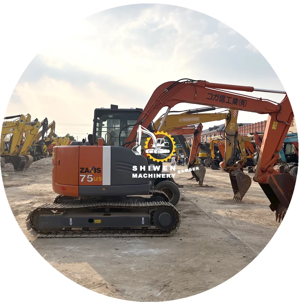 Used construction machine hitachi zx75us zx75us-3, zx17u-2 zx50u zx55ur zx55 ex55 zx60 ex60 zx70 ex70 for earth-moving work
