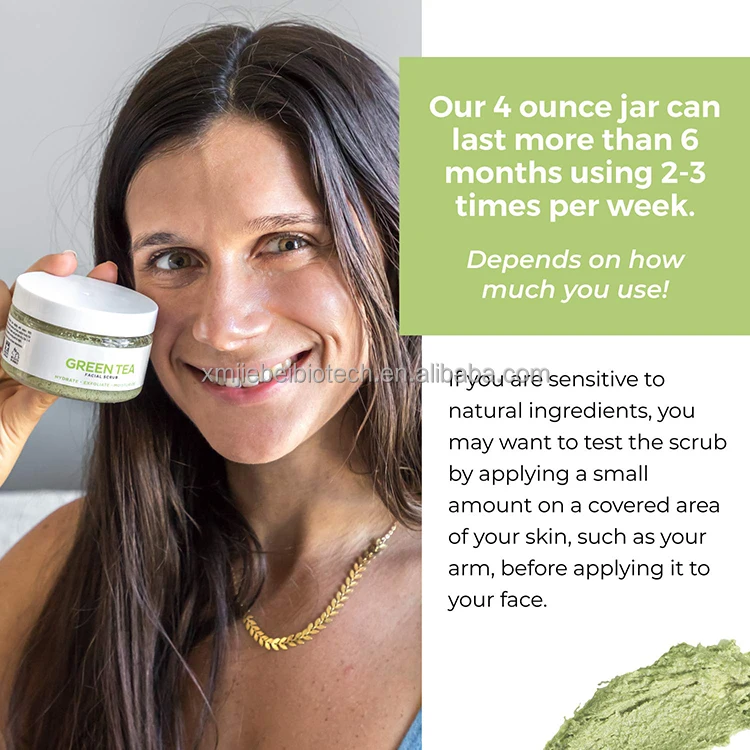 Exfoliating Body Scrub Hydrating And Moisturizing Green Tea Face Scrub