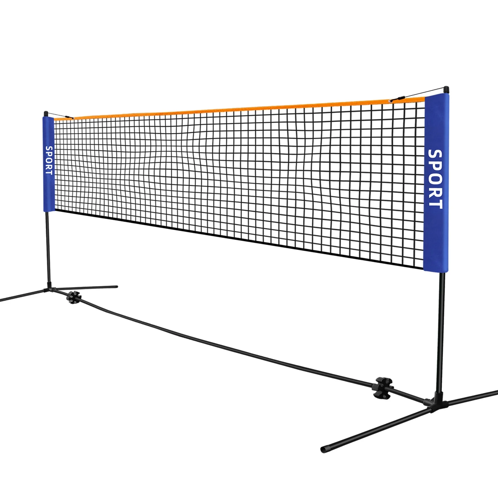 High Quality Portable Badminton Volleyball Beach Soccer Lawn Tennis Nets Set Outdoor Stand Pole Post With Carry Bag