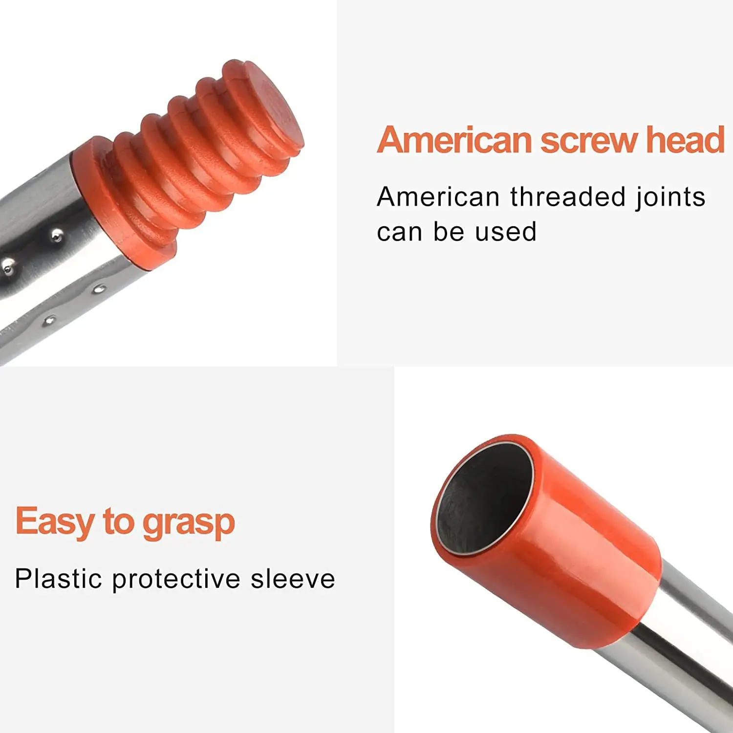 ceiling cleaning floor mop stick and stainless steel tubing Telescopic Window squeegee Pole