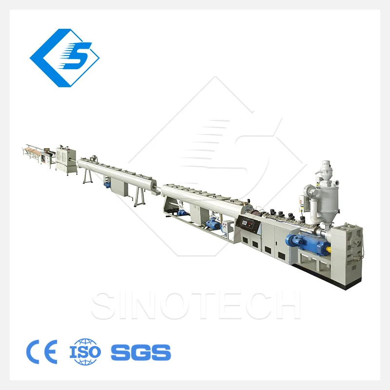 SINOTECH 2023 PPR PRET plastic pipes extrusion machine line suppliers up to 6 inch ppr for making water pipes