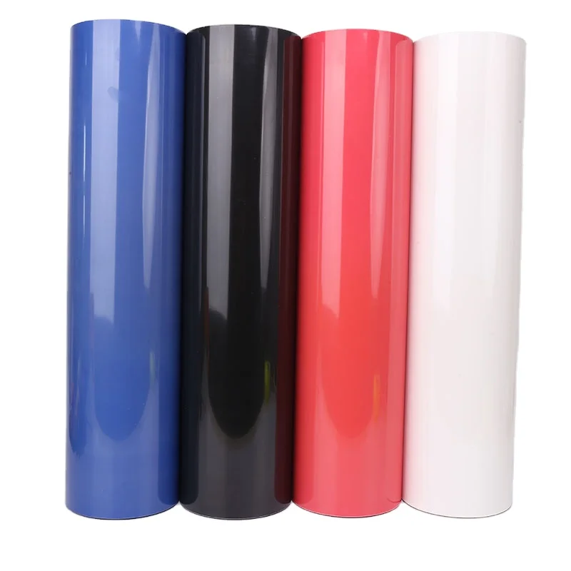 HTV Reflective Material Black Heat Transfer Vinyl Rolls Heat Transfer Vinyl For Clothing