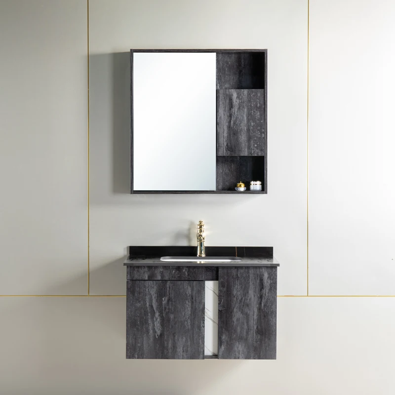 Современный роскошный туалетный столик для ванной комнаты с зеркальными шкафами