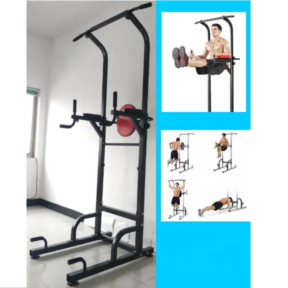 Heavy Duty Workout Adjustable Pull Up Bar Horizontal Bars Multifunction Sport Workout Chin Up Tower Rack