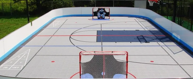 Modular Interlocking Floor Tiles HOCKEY TILES High Durability Interlocking Flooring