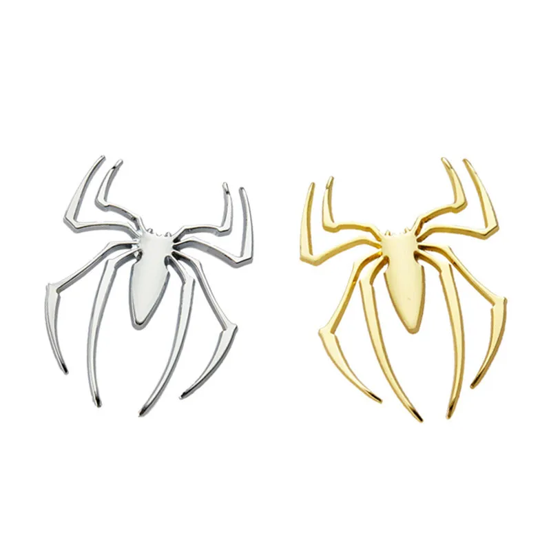 Wholesale Custom 3d Spider Sign Abs Plastic Car Emblems Stickers With 3m Adhesive