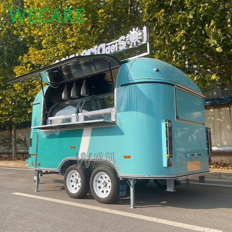 Wecare Быстрый небольшой фургон для уличной еды foodtruck передвижная печь пиццы мороженое еда трейлеры bbq/хот-дог грузовик с полностью оборудованной кухней