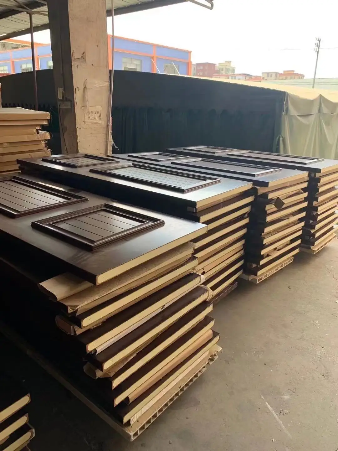 Supply all kinds of solid router cutter wpc door/wpc door outdoor/inside at factory price