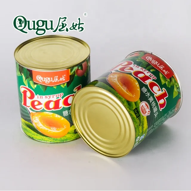 2500g factory made healthy delicious canned yellow peach halves in light syrup
