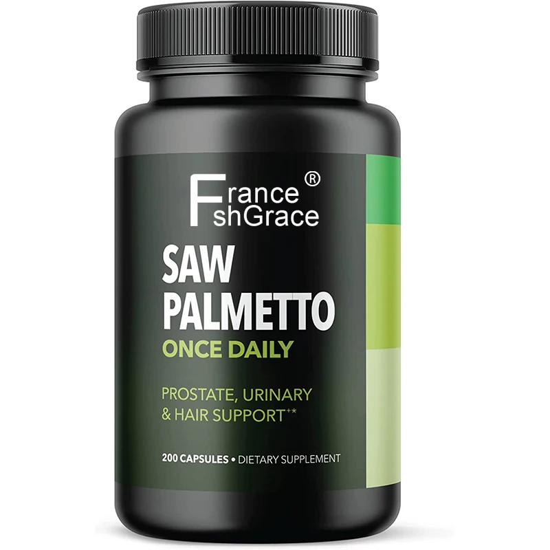 Saw Palmetto Capsules For Hair Growth And Potent Prostate Supplements For Men And Alpha Males