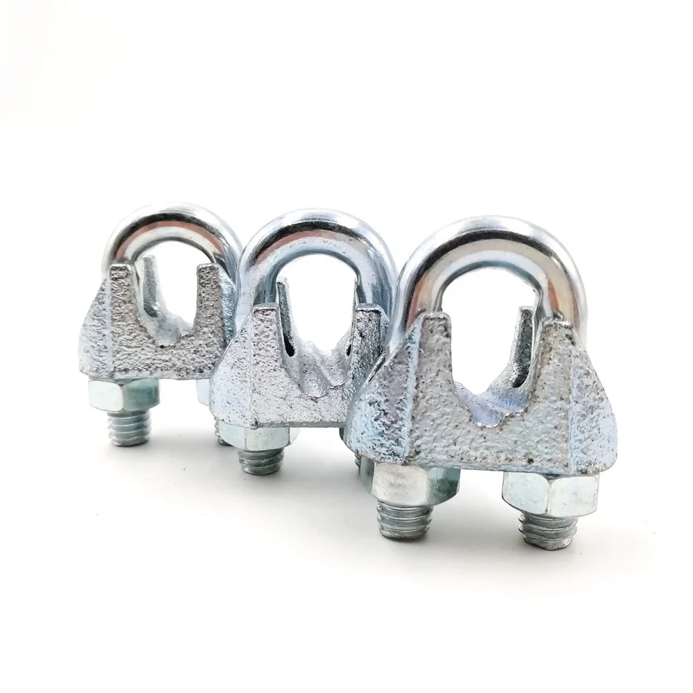 Малогабаритный зажим для проволочного троса американского типа