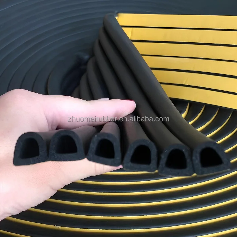 Self-adhesive seal type D for door, window, doorframe