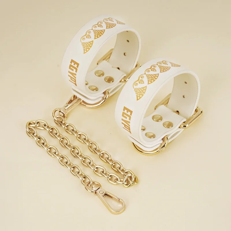 Leather Bdsm Bondage Set For White Bondage Kit Leather Fetish Erotic Bondage Gear