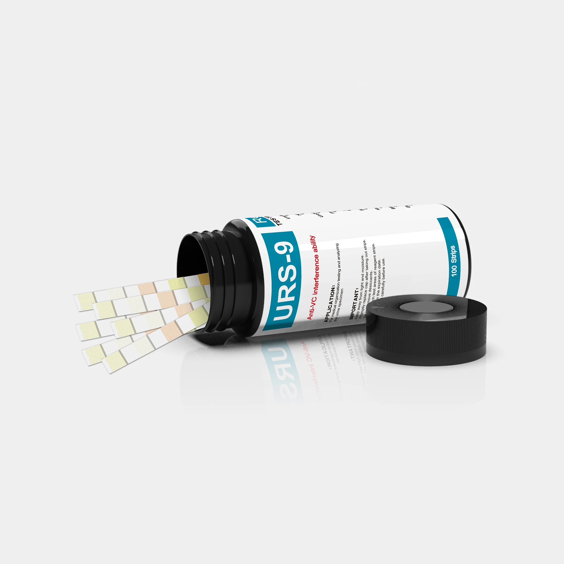 URS 9-in-1 Urine Test Strips 9 Parameters Testing UTI, Protein/Leukocytes/Nitrite/pH, 100 CT