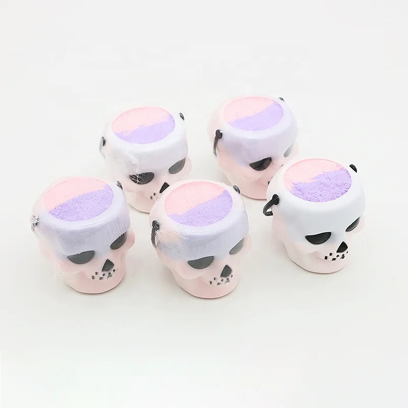 OEM/ODM Halloween Bath Fizzer Ball Witches Brew Cauldron Skull Fizz and Bubble Bath Bombs