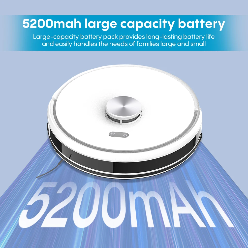 Bagotte Self-emptying Dustbin Sweeping Cheap Pool Floor 5000Pa Electric Aspirateur Germany Robot Vacuum Cleaner