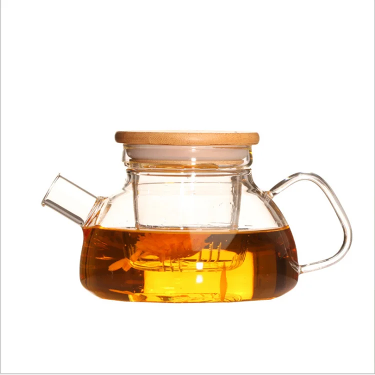 800ml Multifunctional Glass Teapot for Making Tea and Boiling Tea Glass Pot for Electromagnetic Oven Glass Pot for Gas Stove