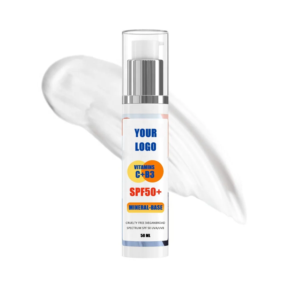 Premium Lightweight Aloe Mineral Sunscreen SPF 50 PA+++ Lotion Face & Body Sunscreen with Zinc Oxide & Titanium Dioxide