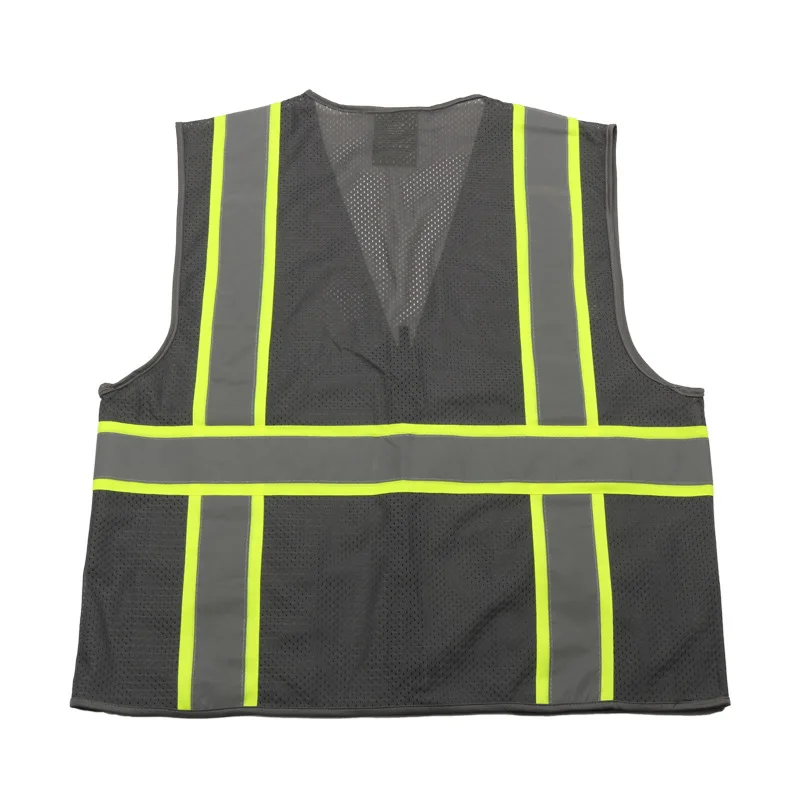 ANSI CE ENISO 20471 Green Reflective Jacket Green Custom Logo Fabric Reflect Strip Safety Vest with Logo