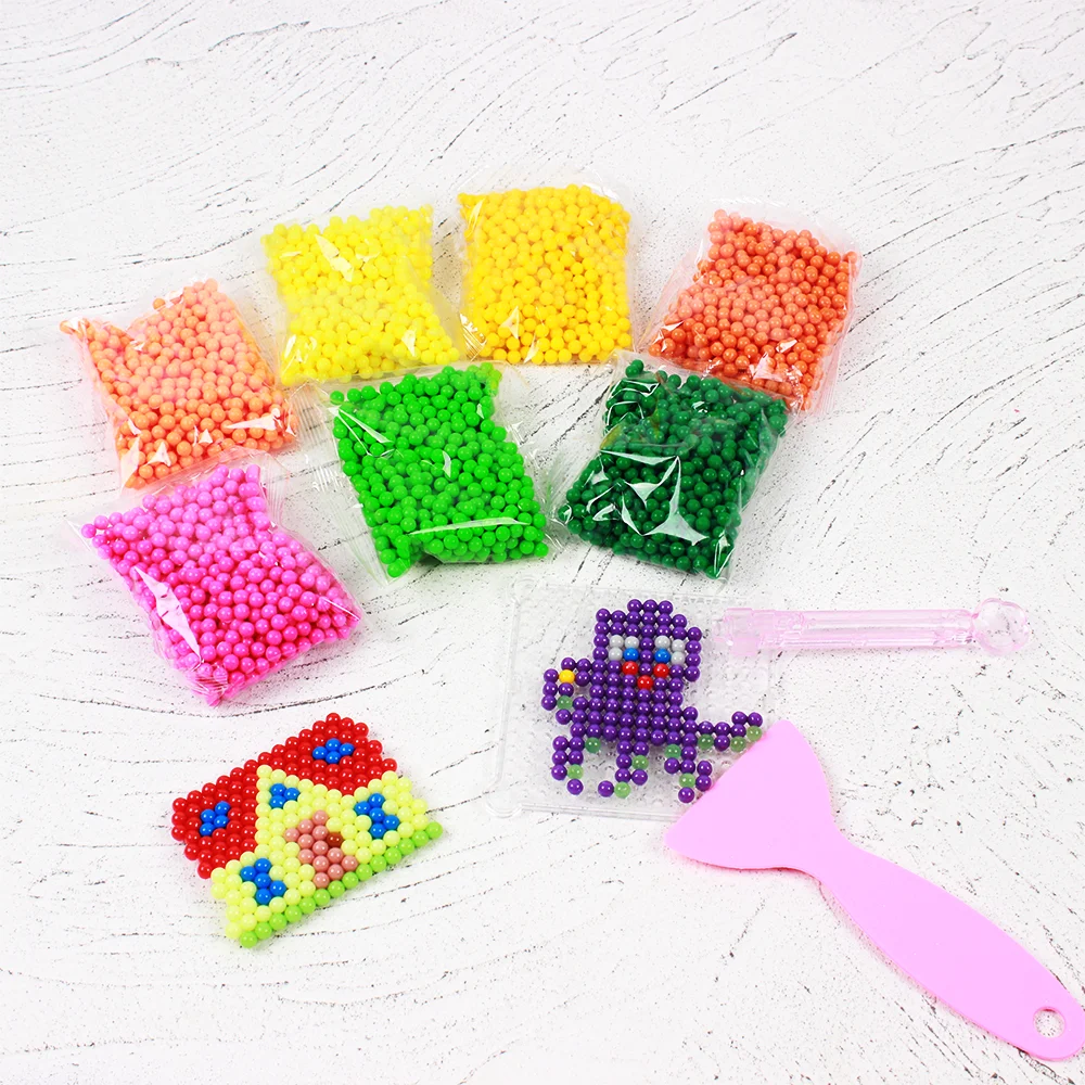 New Arrival Bulk Soft puzzle Melting Accessories Beads Magic Sticky For Handmade