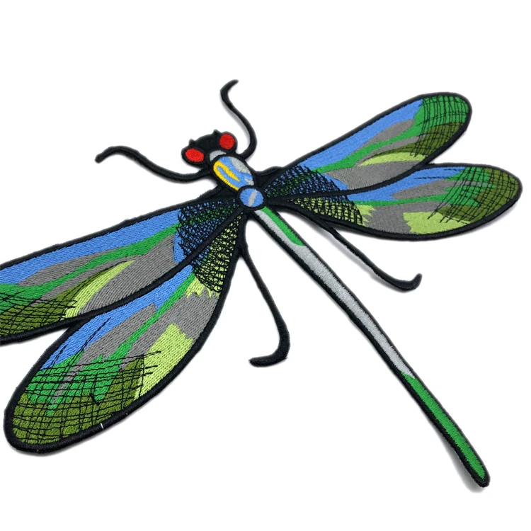 Manufacturer Custom Embroidery Patch Applique Embroidered Big Patch For Clothing