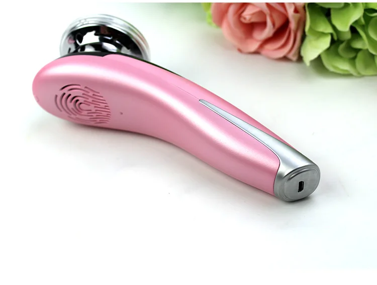  Blue Red Light Face Massage Ems Lift Anti Aging Device Anti-Wrinkle Machine Vibrating Ultrasonic Hot Cold