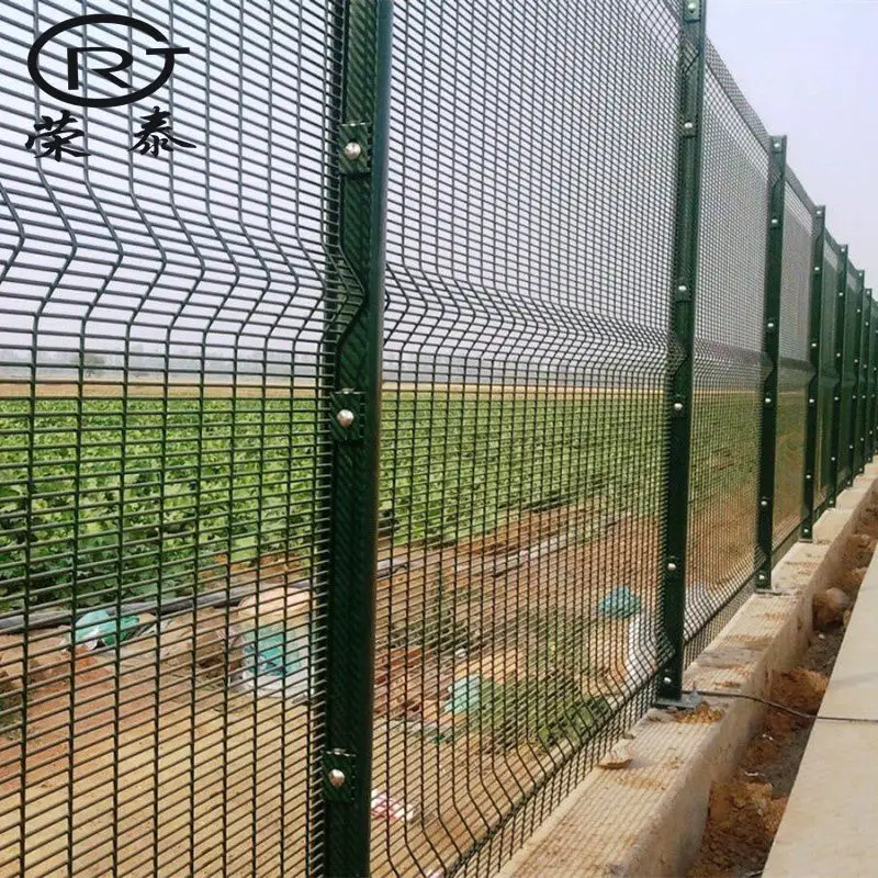 Hot Sale  Steel  customize prison anti cut anti climb mesh   anti climb  358 fence
