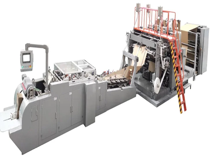 WFD-430B Fully automatic flour packing machine for paper bag Roll Fed Inside Flat Handle