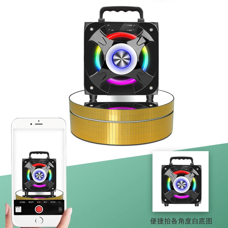 15CM fixed speed Photography Rotating Display Stand 360 Degree Electrica Rotating Product Display Turntable For Video Shooting