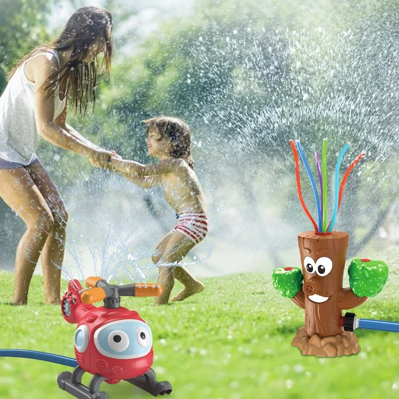 Water Spray Outdoor Toy Snail Sprinkler Backyard Garden Summer Yard Cartoon Splash Sprinkler Toy for Kids