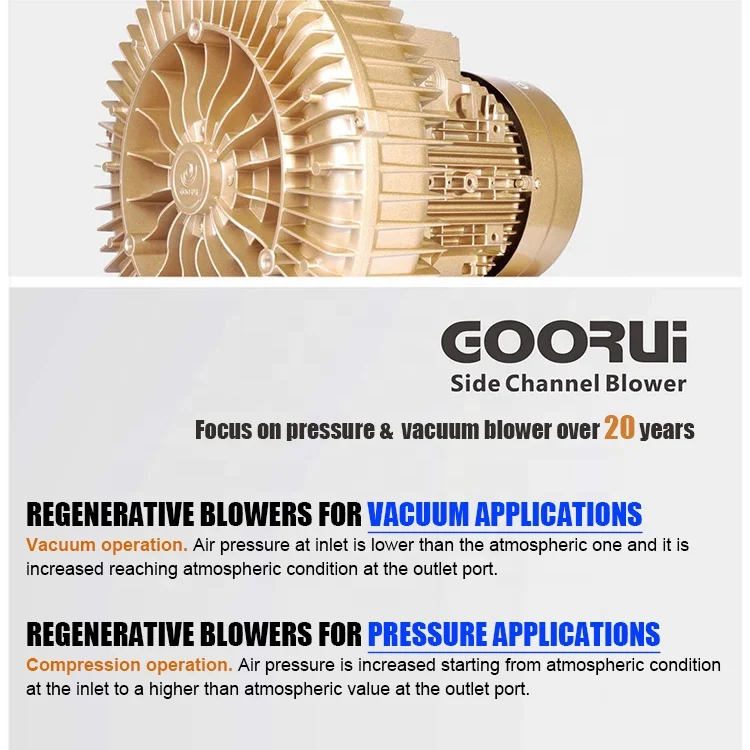 High Quality Blower 220V Electric Air Pump 12.5kw fish farm Air Blower For Aquaculture Biogas Transfer