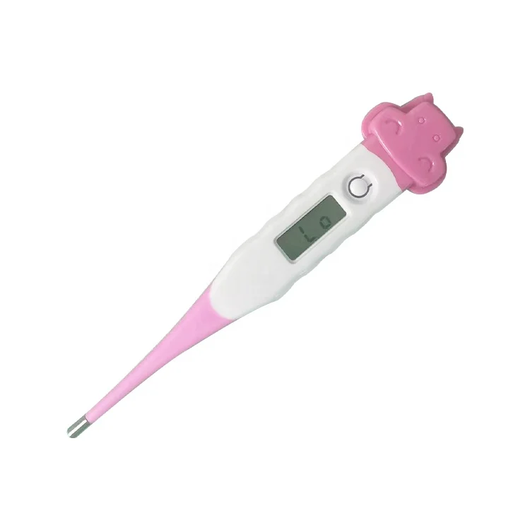 Custom Cartoon Animal Temperature oral/armpit/rectal Flexible Electronic Label Digital Thermometer