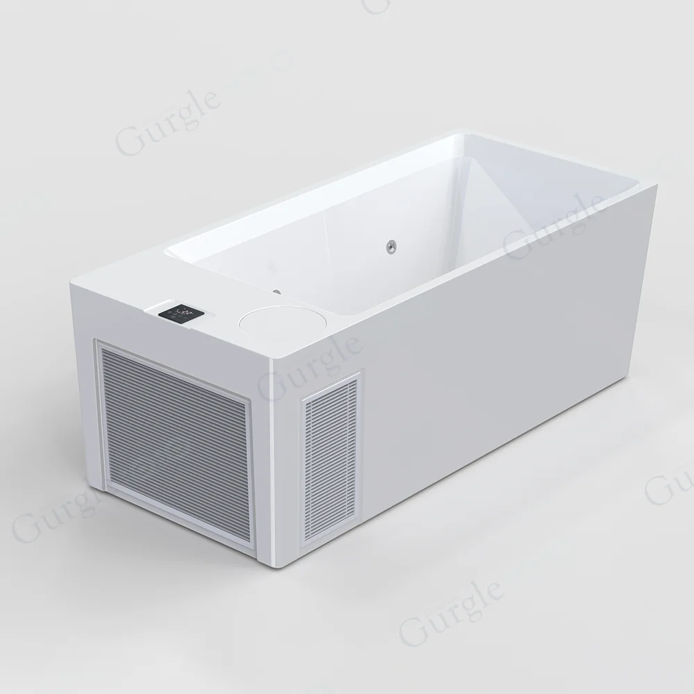 Hot Sale Athletes Body Recovery Ice Bath Tub Acrylic Massage Cold Plunge All In One Ice Bath With Water Chiller