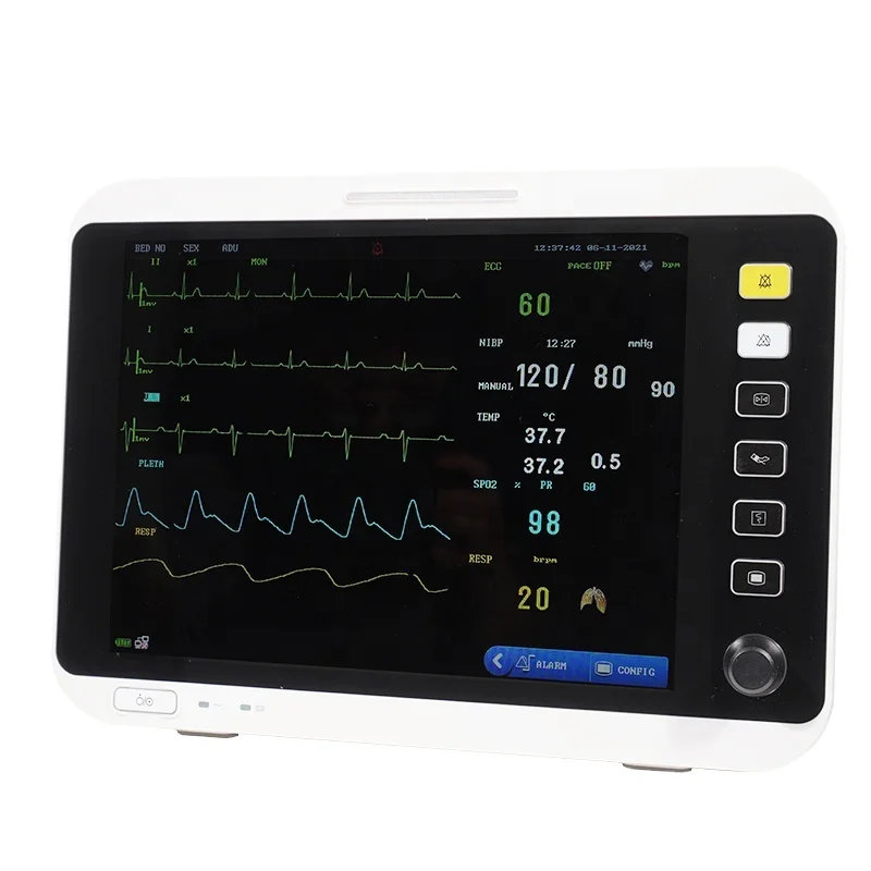 yonker vital signs monitor Multi parameter monitor de signos vitales portable central monitoring system