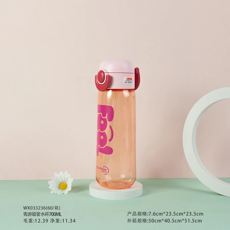 cartoon kids party back to school bpa free student girl boy sport water bottle 700ml