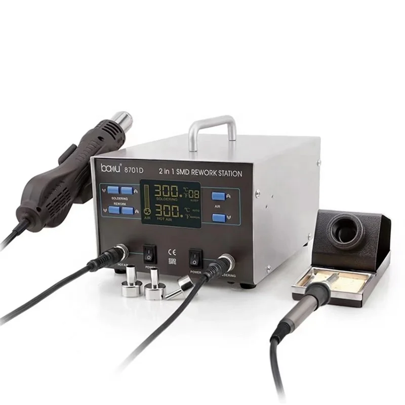 BAKU BA-9852 Digital ESD Hot Air Gun Soldering Station Welding Solder Iron Mobile Phone repair