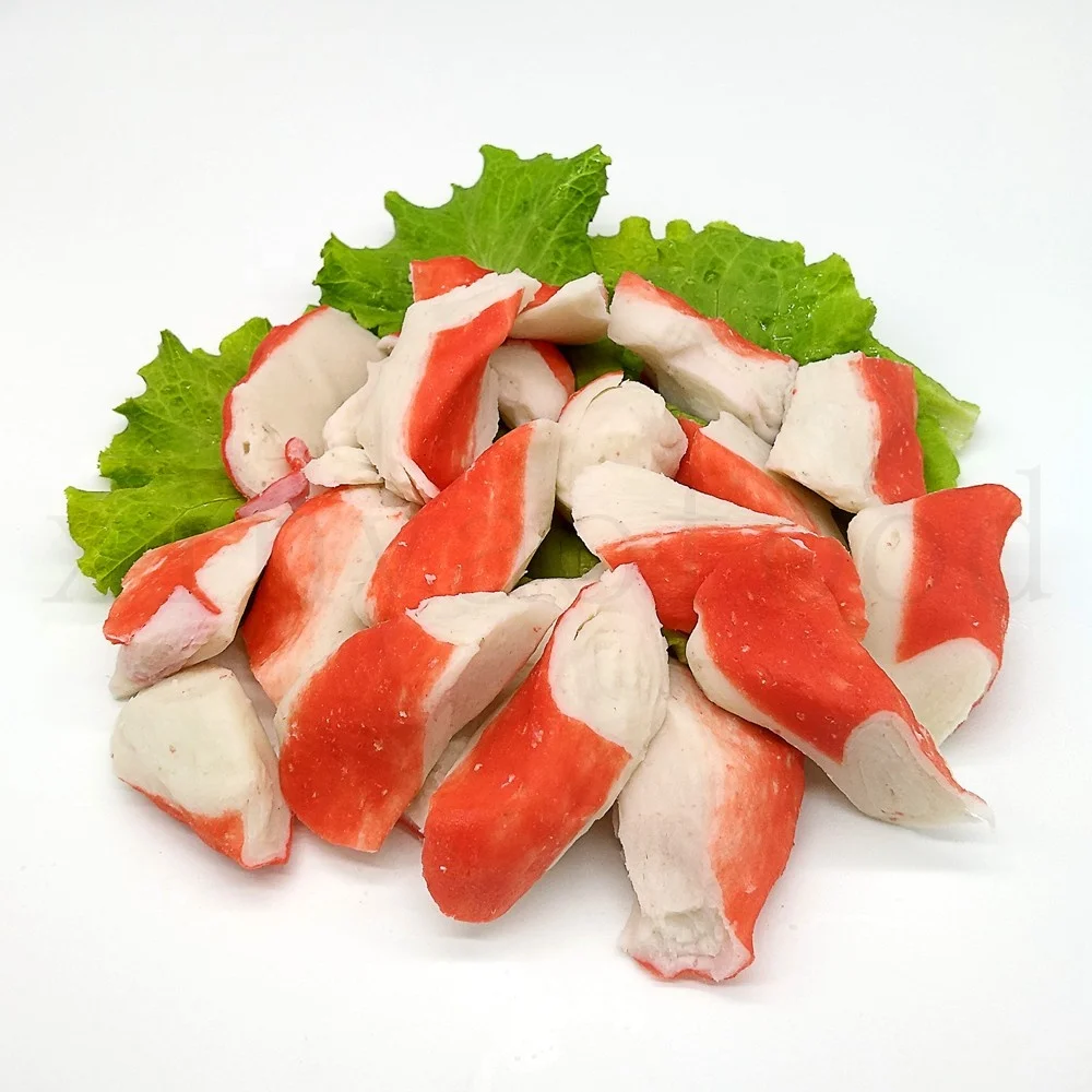 
 Замороженный имитация мяса краба Surimi, салатный Краб в виде хлопьев  