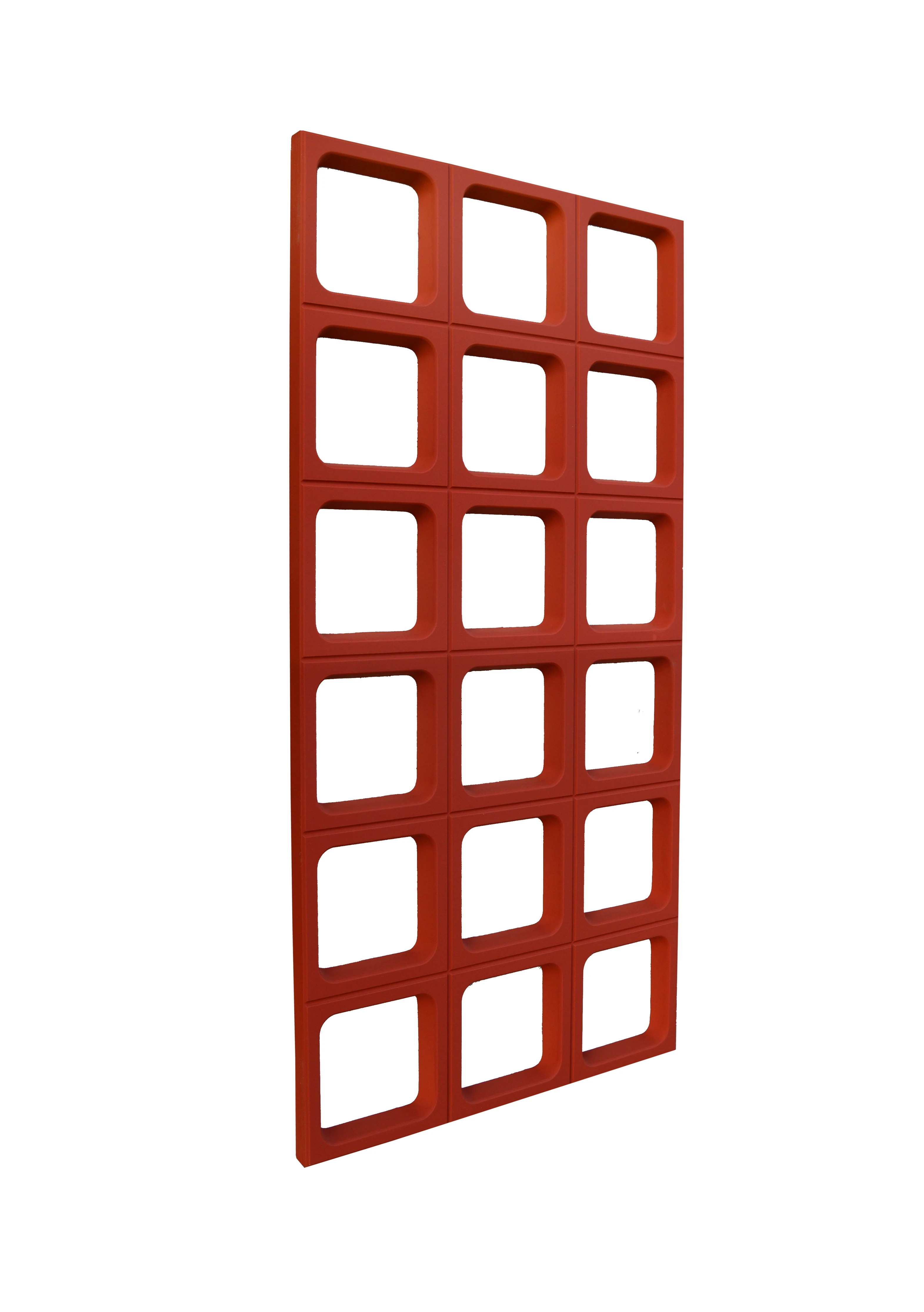 600X600mm Pu Component Brick  Polyurethane Material Hollow Brick For Wall Decoration