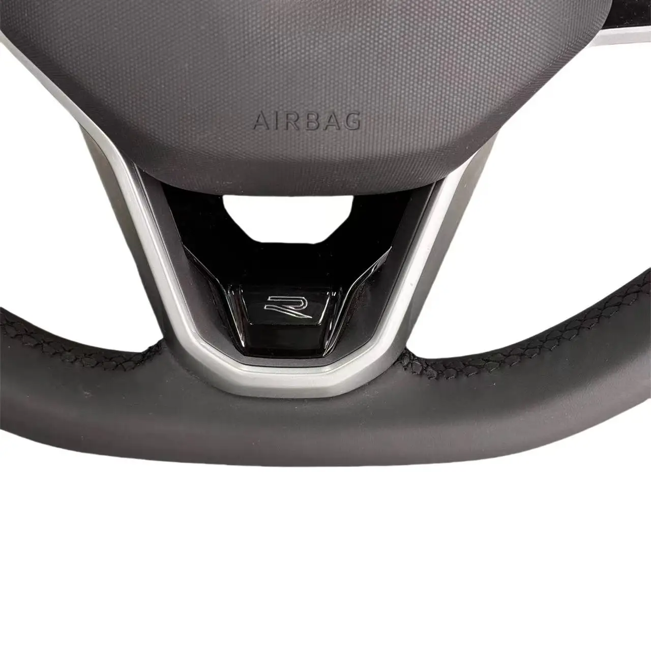 Custom Upgrade Volant Lenkrad Half Perforated Leather Steering Wheel for VW Golf 6 7 GTI MK7 Mk7.5 Polo Tiguan Jetta Passat B6