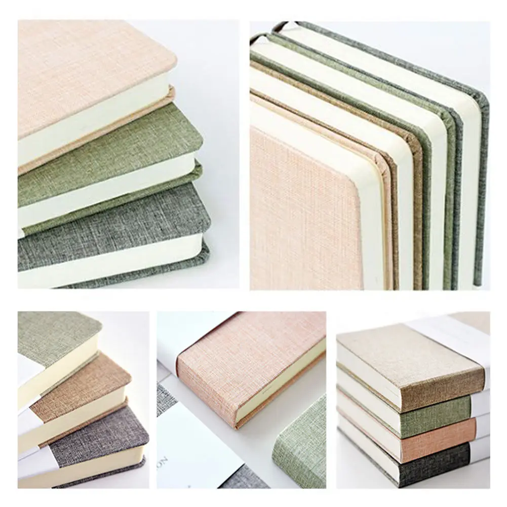 Leter Free Sample Blank Notebook Business Planner Work Agenda Budget Binder Macaron Canvas Candy Color Pu Leather Cover Binder