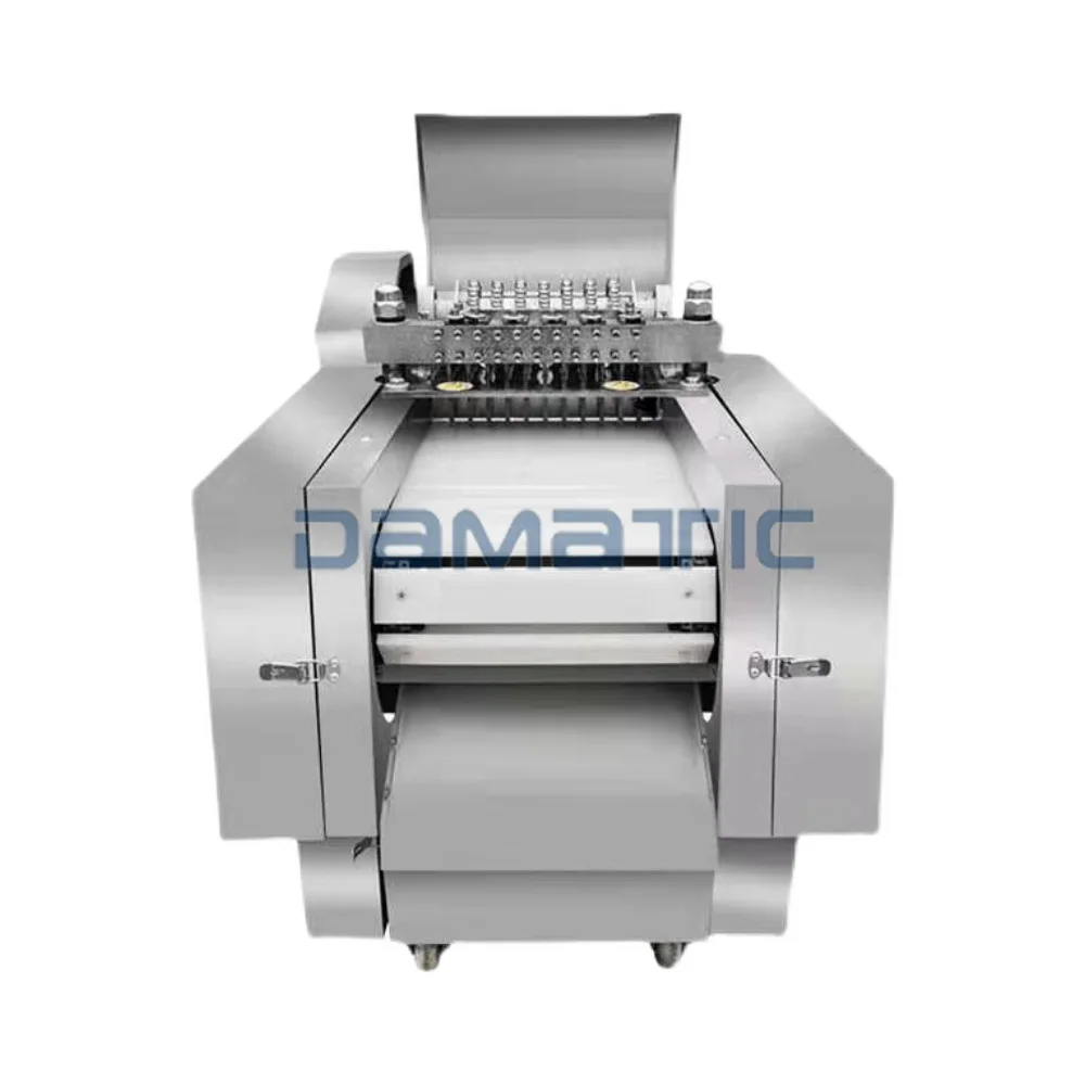 Butchery Poultry Sheep Pork Mutton Meat Block Cheese Vegetable Cutter Bone Beef Chicken Breast Slicer Cube Cutting Machine Price