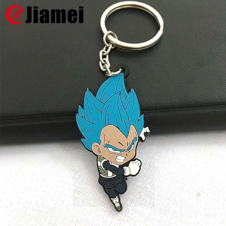 Wholesaler Customized Silicone 3D logo Key Chain Rubber Soft PVC Keychain for Promotion Gifts
