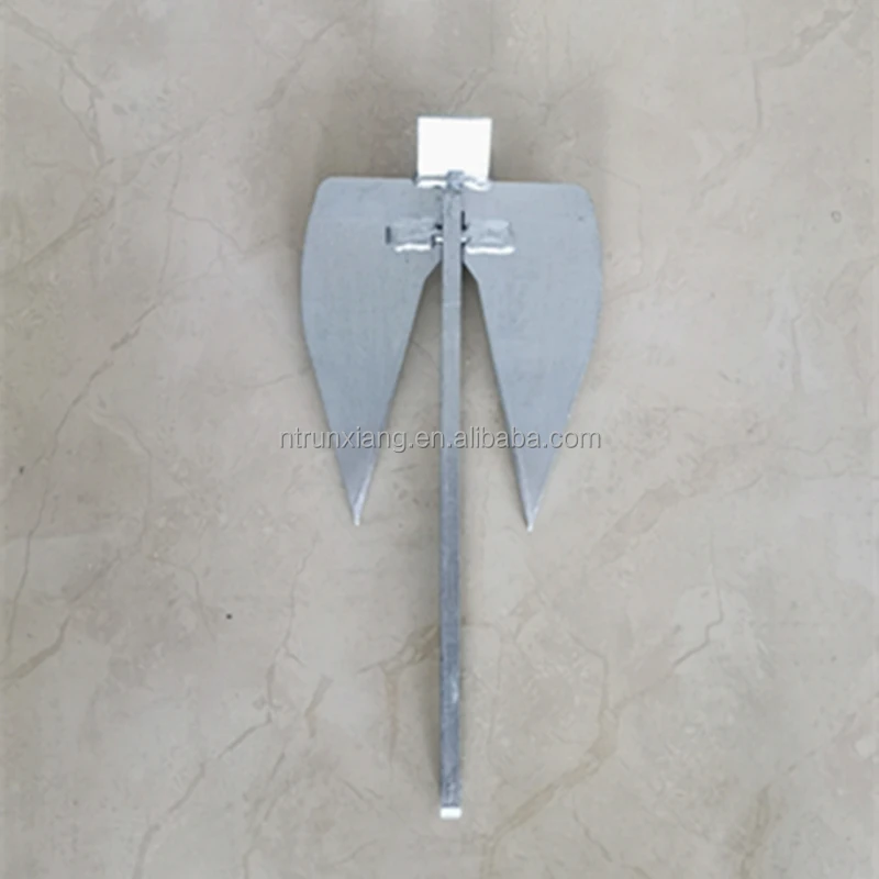 6KG  Ship  Anchors Carbon Steel  Flat Anchor Britany Anchor  Danforth   boat Anchor