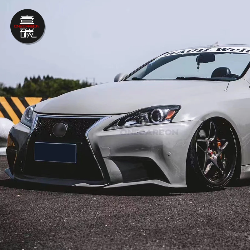 Для 2006-2012 Lexus IS Upgrade 2015 ISF спортивный передний бампер Центральная сетка противотуманные фары из полипропилена