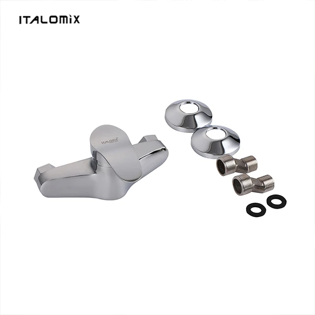 ITALOMIX Italy Classic Single Handle Wall Mounted Ceramic Valve Core Zinc Faucet Bathroom For Bath & Shower