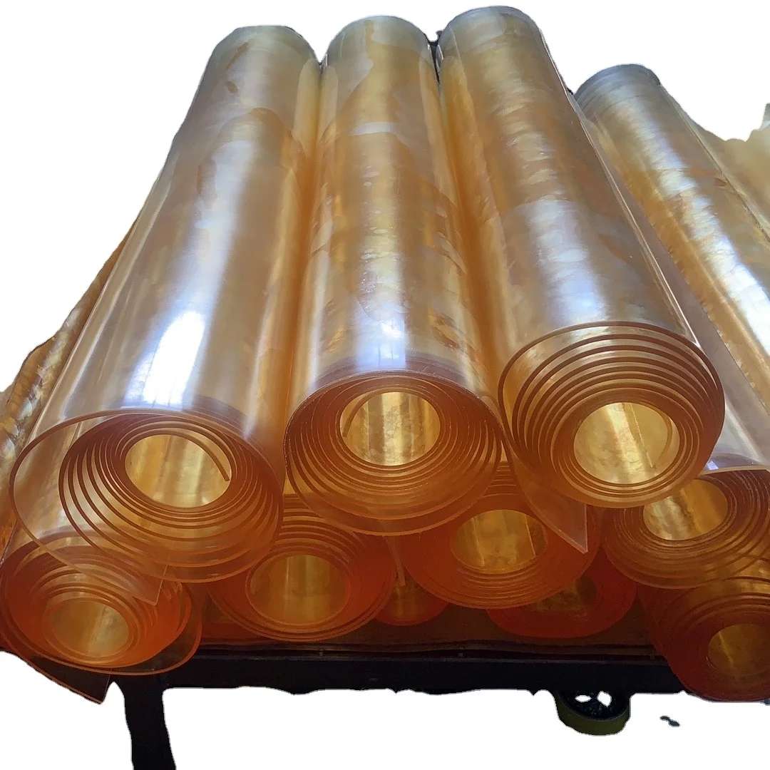 customized 60-90A polyurethane pu rubber cushion sheet